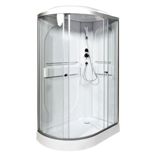 Душевая кабина AvaCan L602R 120х80 асимметричная с крышей ориентация правая