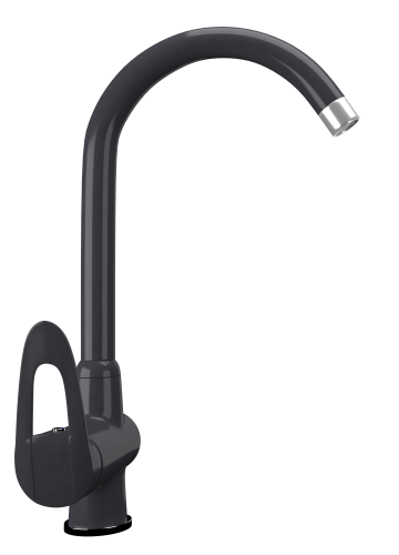 Смеситель для кухни Ulgran Quartz UQ-006-08 на мойку черный