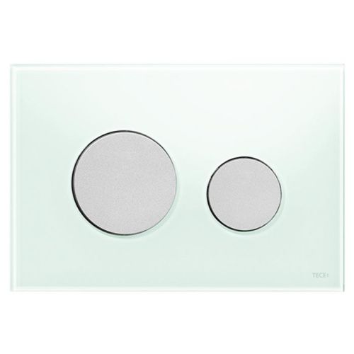 Клавиша смыва механическая Tece TECEloop 9240652 цвет хром/зеленый