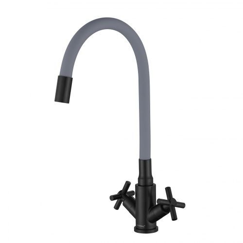 Смеситель Fmark FS8442H-04 на мойку черный