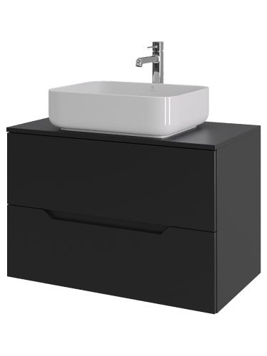 Тумба с раковиной Orange Line Li-80TubMDF+B05-500W 80х50