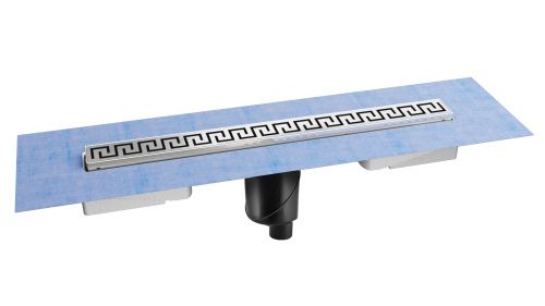 Душевой лоток Berges B1 Antik 091025 80х10 хром