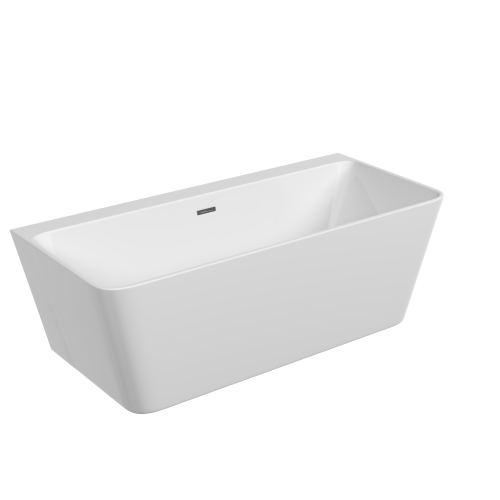 Ванна акриловая Sancos Square FB14 170х75 отдельностоящая прямоугольная с каркасом