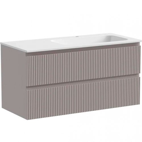 Тумба под раковину Sancos SNOB T SNT100RSM 100х40 подвесная цвет коричневый