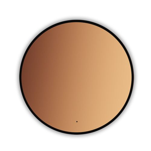 Зеркало Azario Monaco-BLACK LED-00002770 80х80 подвесное