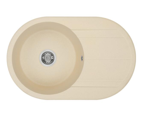 Кухонная мойка Aquaton Амира 1A712932AI290 80х50 цвет бежевый