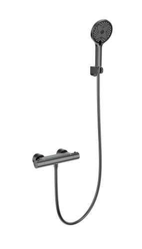 Смеситель для душа Wonzon & Woghand Inn WW-B2003-A-BGG настенный серый с термостатом