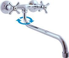 Смеситель для кухни RavSlezak MK101.5/22 настенный хром