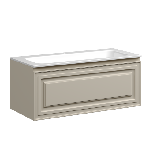Тумба под раковину Sancos Very VR100CE 100х40 подвесная цвет бежевый