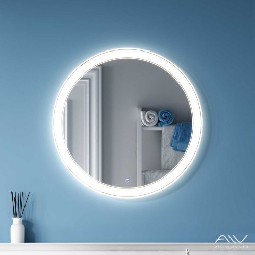 Зеркало с подсветкой и антизапотевателем Alavann Solis ALV0116004 60х60 подвесное
