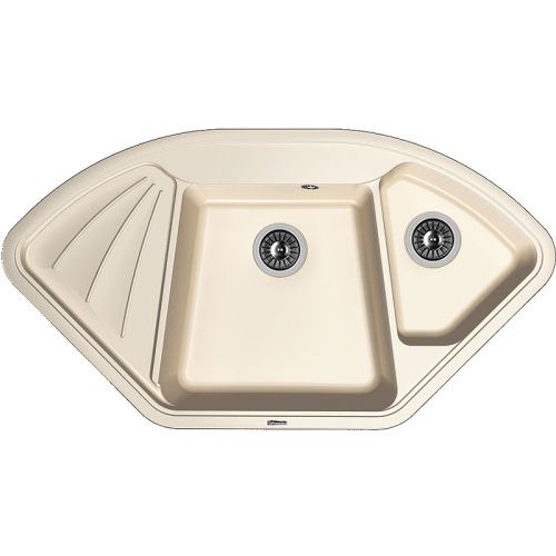 Кухонная мойка Florentina Капри 20.185.J1060.201 105х60 цвет белый поверхность матовая