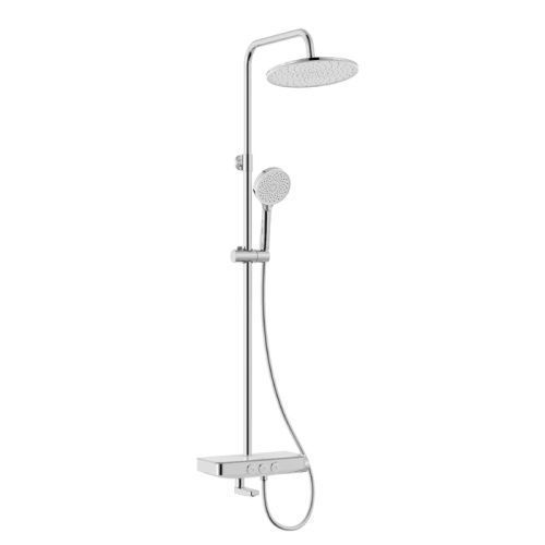 Душевая стойка Iddis Shelfy SHESBBTi06 настенная цвет хром