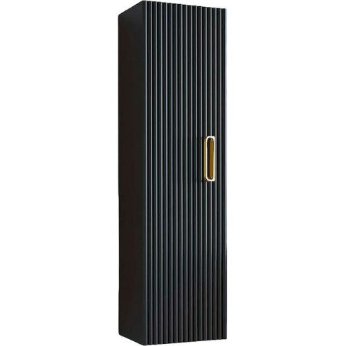 Шкаф-пенал Armadi Art Vallessi Avantgarde 845-BG 40х120 подвесной цвет черный