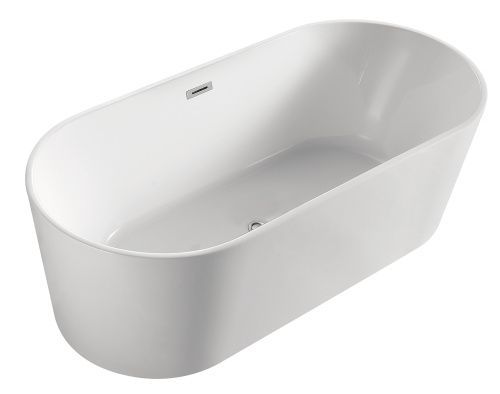 Ванна акриловая Azario Bristol BRI16080 160х80 отдельностоящая овальная с каркасом