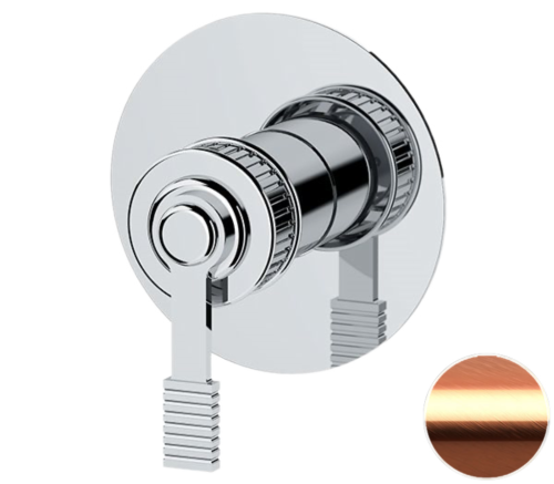 Смеситель для душа Remer Atelier AL30LRP встраиваемый в стену медь