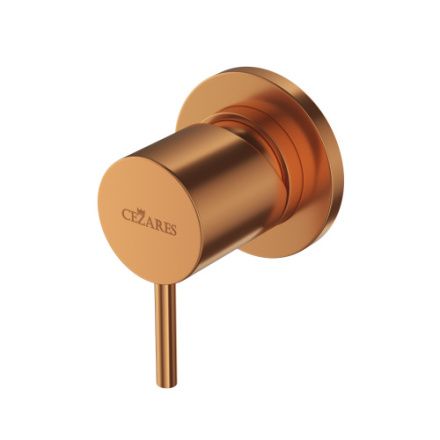 Смеситель Cezares LEAF LEAF-DIM-L-SS встраиваемый в стену бронза