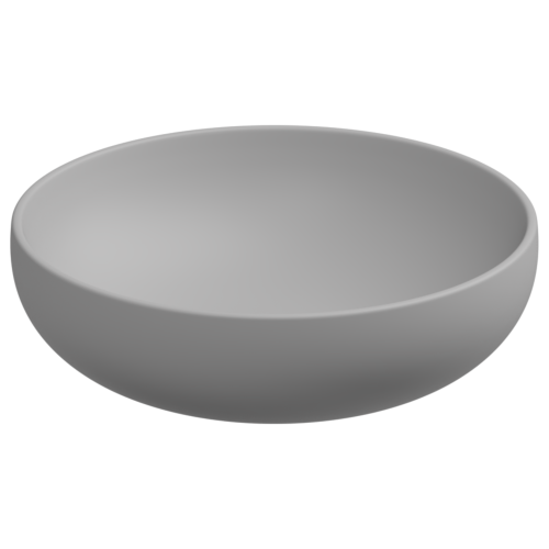 Раковина керамическая GSG Ceramic Design Easy EALAVRO45033 50х50 накладная цвет серый без отверстий под смеситель