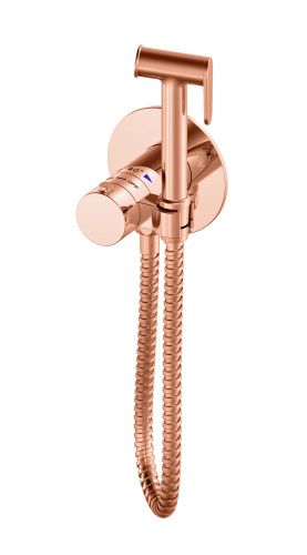 Смеситель для ванны и душа Wonzon & Woghand WW-88829909-RG встраиваемый в стену розовое золото с термостатом