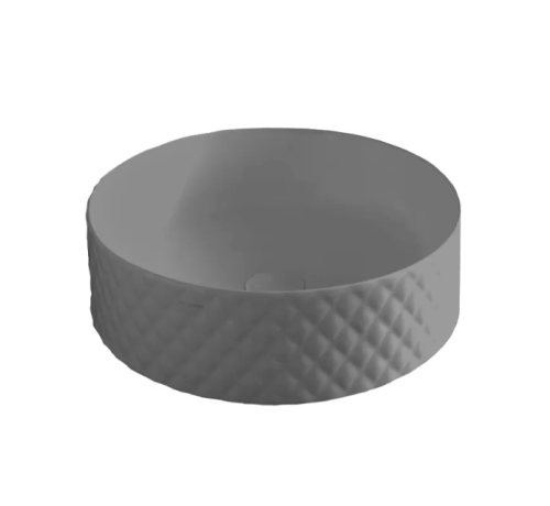 Раковина керамическая Artceram Rombo OSL009 37 00 40х40 накладная цвет синий без отверстий под смеситель