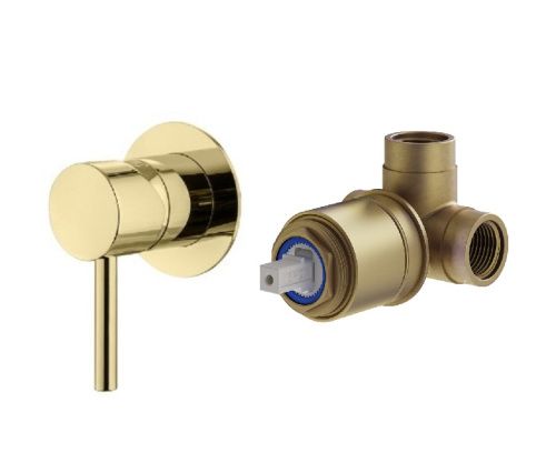 Смеситель для душа Plumberia Selection Ixo KITXO1135OR встраиваемый в стену золото