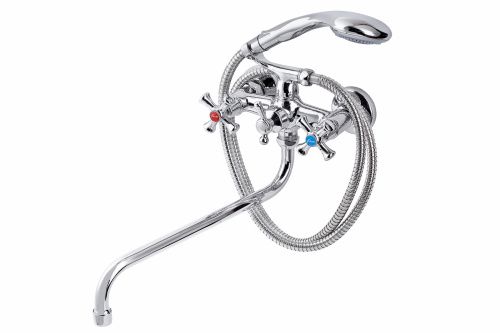 Смеситель для ванны и душа FAUZT FZs-317-07 настенный хром