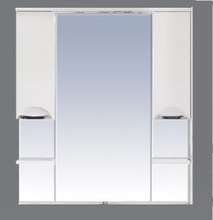 Зеркало-шкаф Misty София П-Соф02120-011Св 120х120 подвесной цвет белый