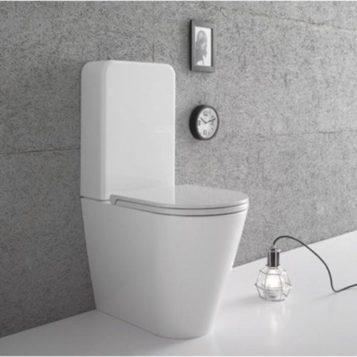 Чаша унитаза напольная Globo Forty3 FO003.BI цвет белый без сиденья и без бачка смыв торнадо