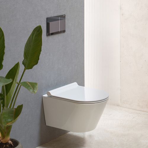 Чаша унитаза подвесная Catalano Zero 111550001 цвет белый без сиденья безободковая смыв торнадо