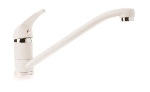 Смеситель для кухни Granfest 1023 белый на мойку белый