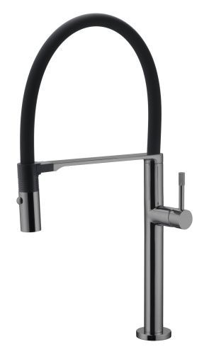 Смеситель для кухни Boheme Uno 114-SGM на мойку серый