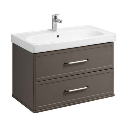 Тумба под раковину Aquaton Нео Классик 1A286301NCR30 80х50 подвесная цвет коричневый