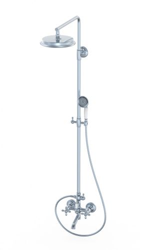 Душевая стойка Wonzon & Woghand Retro WW-88739020-CR настенная цвет хром