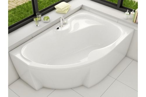 Ванна акриловая Vayer Azalia Гл000006727 160х105 пристенная асимметричная