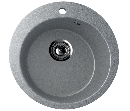Кухонная мойка Ulgran Classic U-405-309 50х50 цвет серый