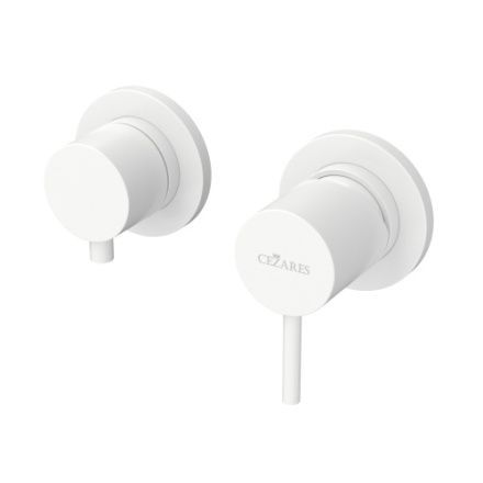 Смеситель Cezares LEAF LEAF-VDIM3-L-BIO встраиваемый в стену белый