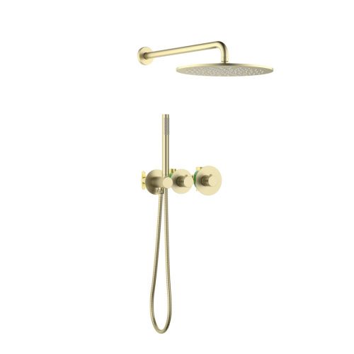 Душевая система Timo Saona SX-2359/17SM встраиваемая в стену цвет золото с термостатом