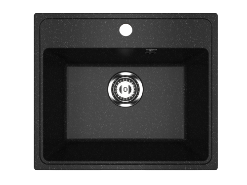 Кухонная мойка Uperwood ECON UPD-408 4910201234 50х40 цвет черный поверхность матовая
