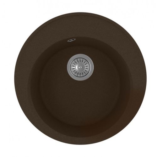 Кухонная мойка Florentina Лацио 510 17.010.B0510.206 50х50 цвет коричневый поверхность матовая