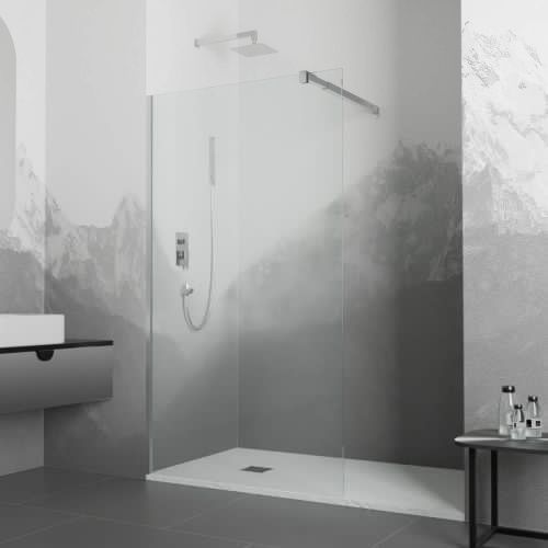 Душевая перегородка RGW Walk In 351000107-11 70х195 стекло прозрачное профиль хром