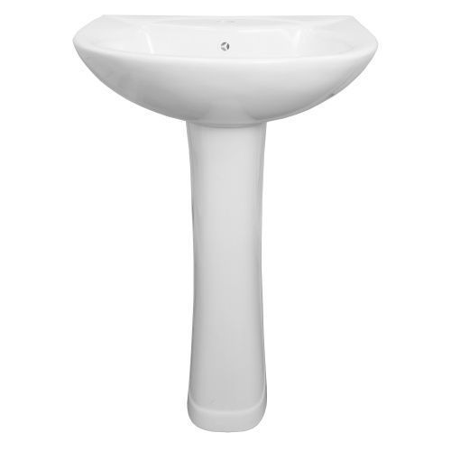 Раковина из сантехнического фаянса Loranto CS-025 50 см подвесная цвет белый