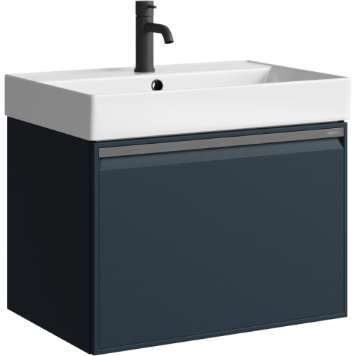 Тумба под раковину Aqwella Y PUR0165GRM 60х50 подвесная цвет серый