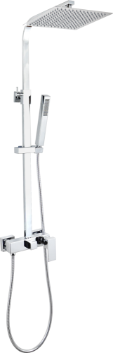 Душевая стойка AQG Bold 21LUC25LUD02 настенная цвет хром