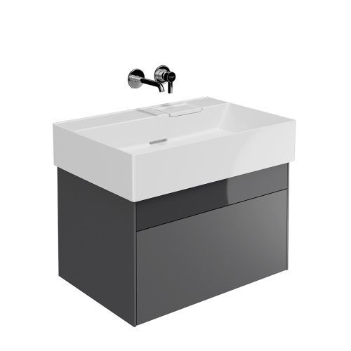 Тумба под раковину Kerama Marazzi TECNOLOGICA LOG.70.2\ST 70х50 подвесная цвет серый