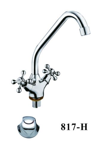 Смеситель для кухни D-Lin D153817-H на мойку хром