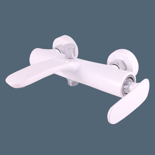 Смеситель для ванны и душа RavSlezak TIGRIS TG154.5BC настенный белый