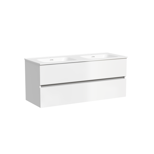 Тумба под раковину Sancos Urban UR120-2W 120х50 подвесная цвет белый