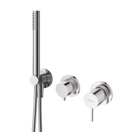 Смеситель Cezares LEAF LEAF-DIM3-D-L-01 встраиваемый в стену хром