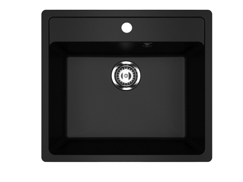 Кухонная мойка Ulgran Classic U-104-344 55х50 цвет черный
