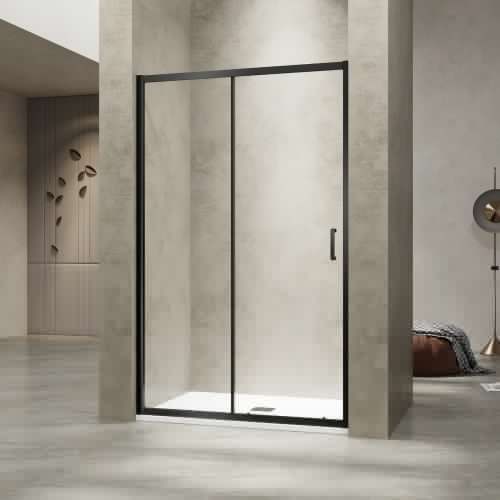 Душевая дверь RGW Passage 030811413-14 130х195 стекло прозрачное профиль черный