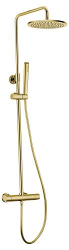 Душевая стойка AltroBagno Metropoli AltroBagnoMetropoli030425OrSp настенная цвет золото